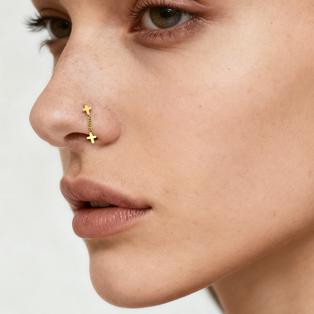 Body Jewelry Changing Kit - Anelli da naso per donna Acciaio