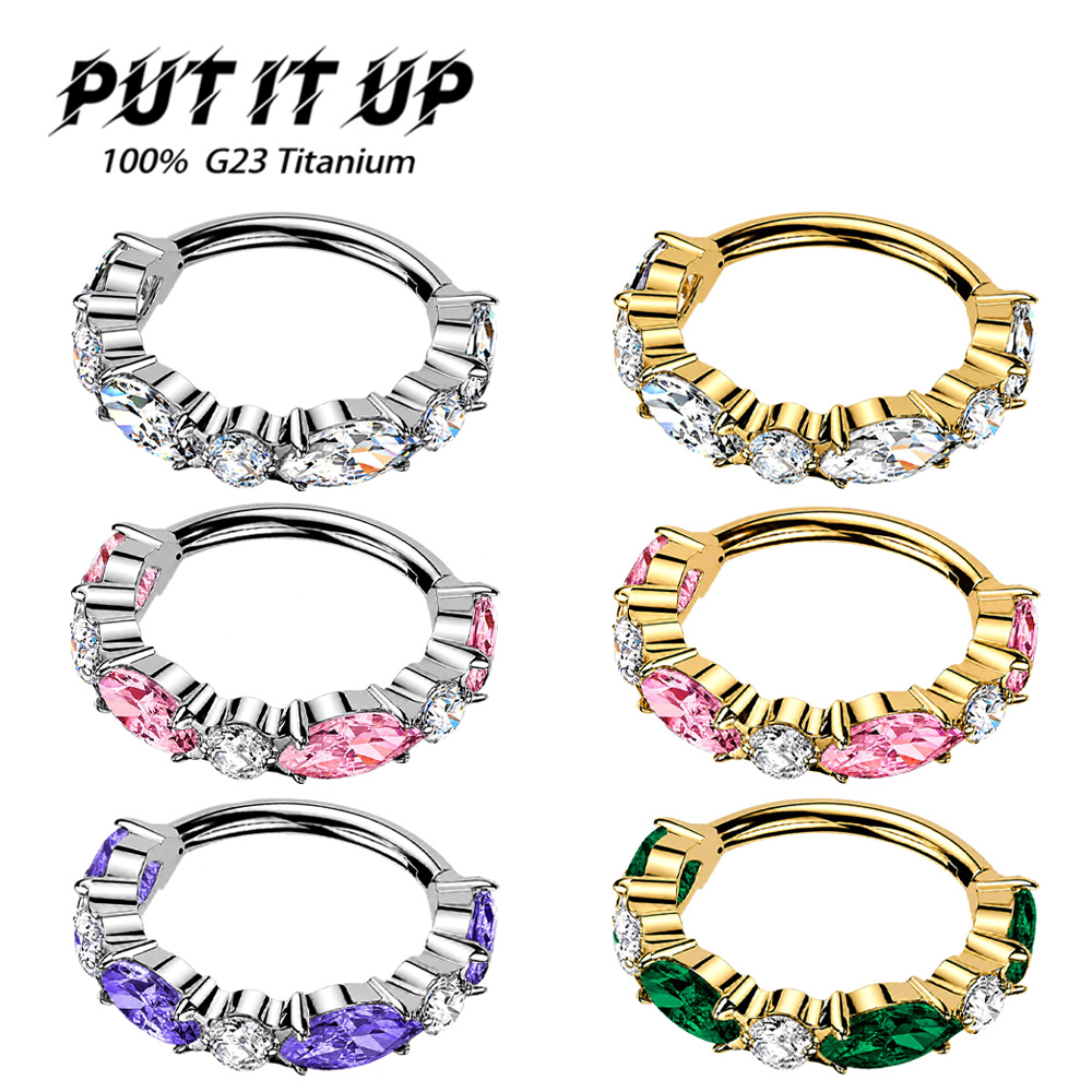 Zoor Body Jewelry - PUTITUP Anello Clicker in Titanio ASTM