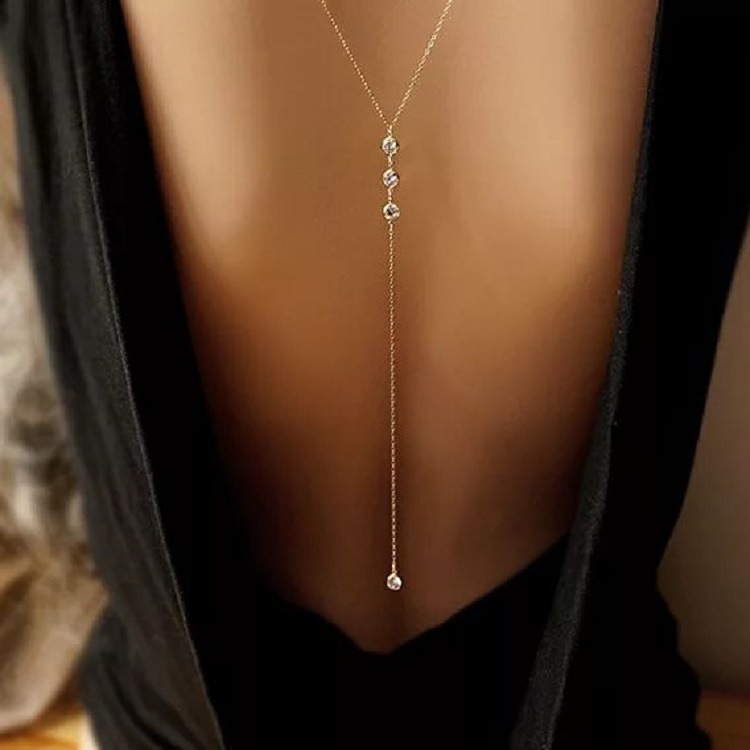 Body Chain Jewelry - Nuovo strass da donna sexy collana