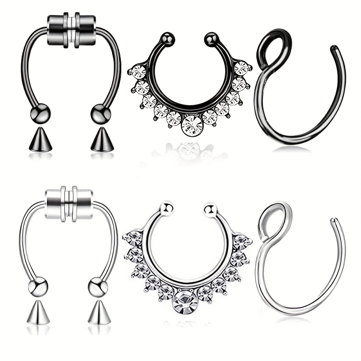 Body Jewelry Changing Kit - 1 pz/3 pz uomini in acciaio
