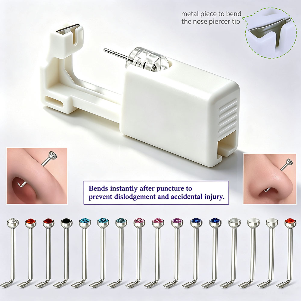 Body Jewelry Cleaner - 1 pezzo/4 pezzi Pistola per piercing