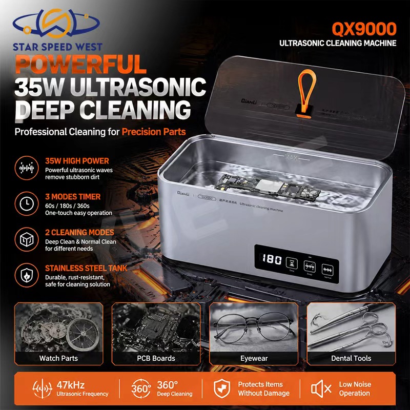 Body Jewelry Cleaner - QIANLI QX9000 Pulitore a Ultrasuoni 35W