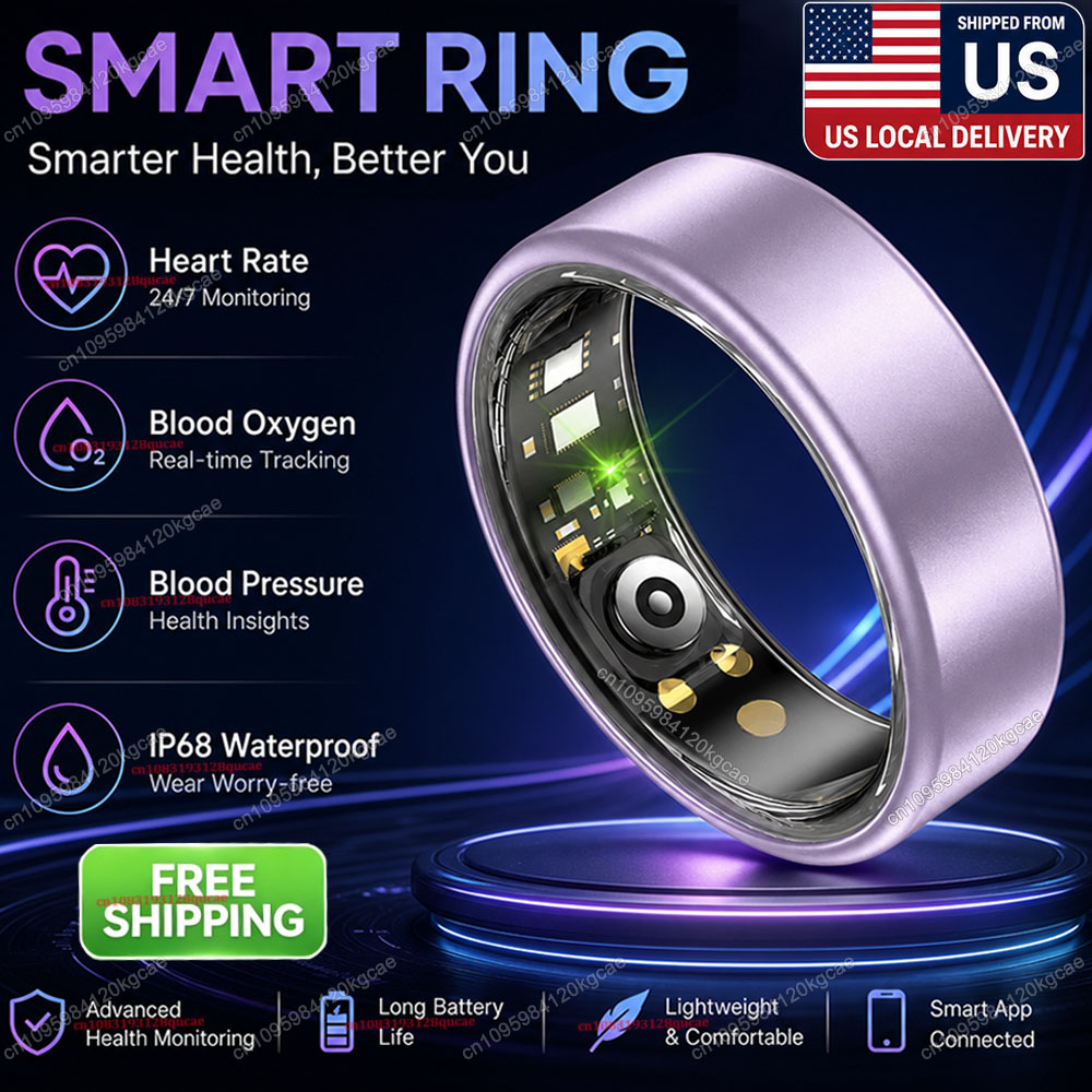 Daith Heart Ring - Anello Intelligente con Monitoraggio Frequenza Cardiaca,