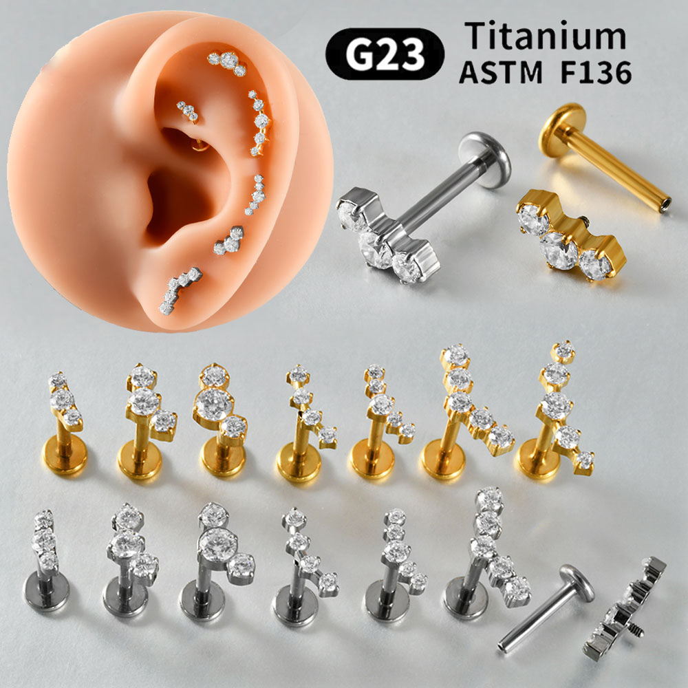 Zoor Body Jewelry - 1 Pezzo Piercing Labret e per