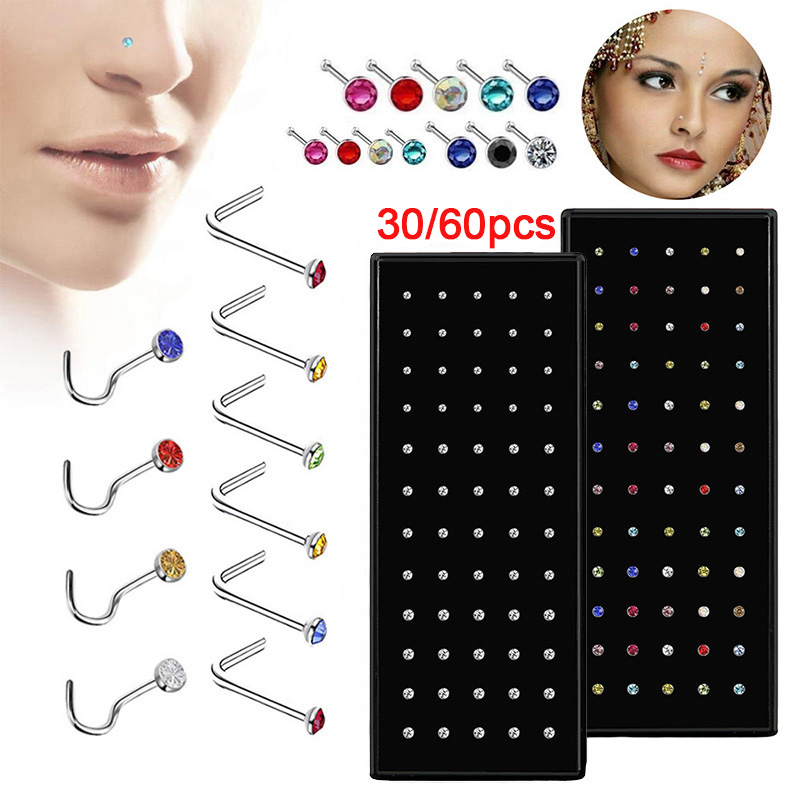 Body Jewelry Changing Kit - Set di Piercing per Naso a
