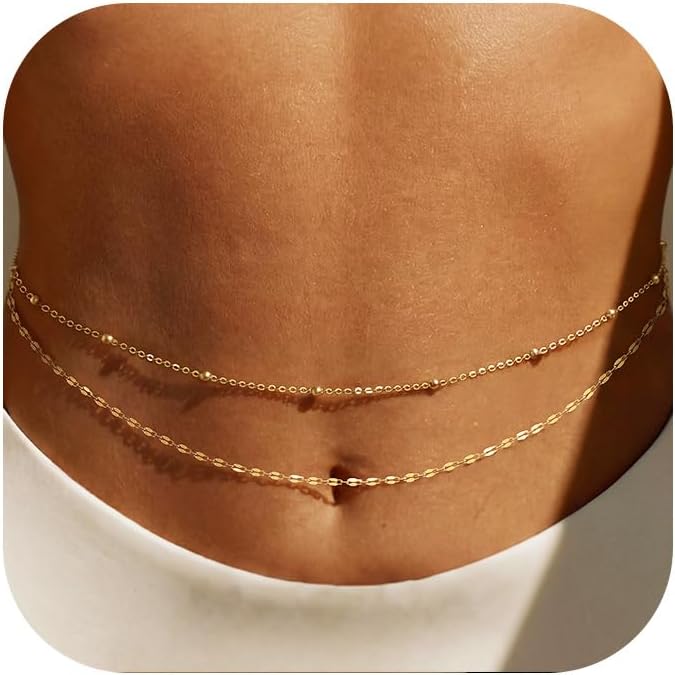 Body Jewelry Waist Chains - Catena da Vita Placcata Oro 14K