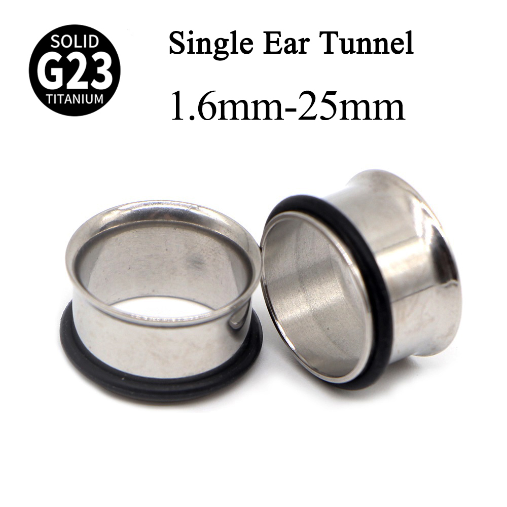 1 paio G23 titanio singolo sva - Body Jewelry Ear Gauges recensione e prezzo