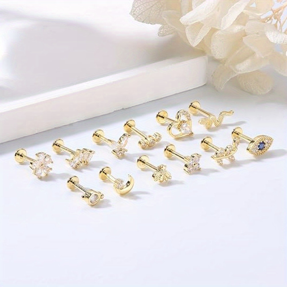 Drperfect Set di 12 Orecchini  - Body Jewelry Changing Kit recensione e prezzo