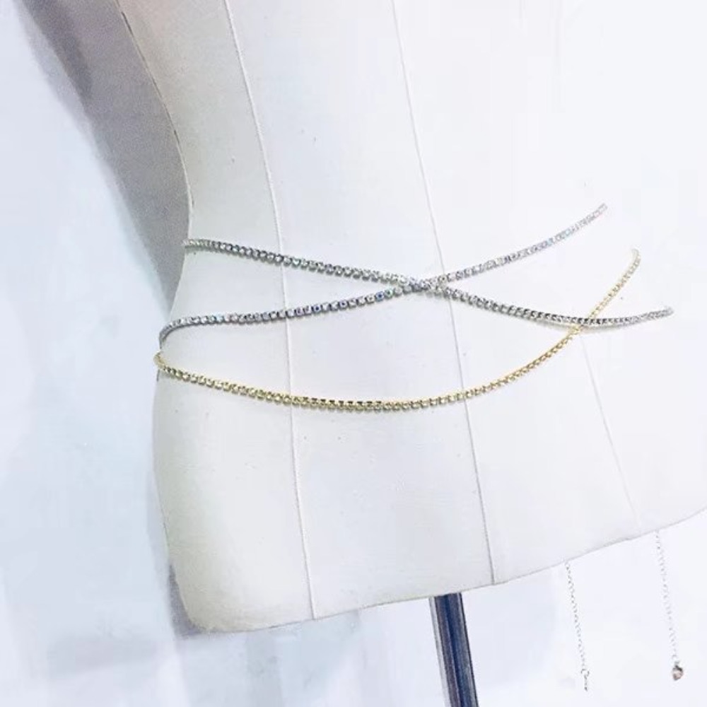 Catena in vita con catena ad a - Body Jewelry Waist Chains recensione e prezzo