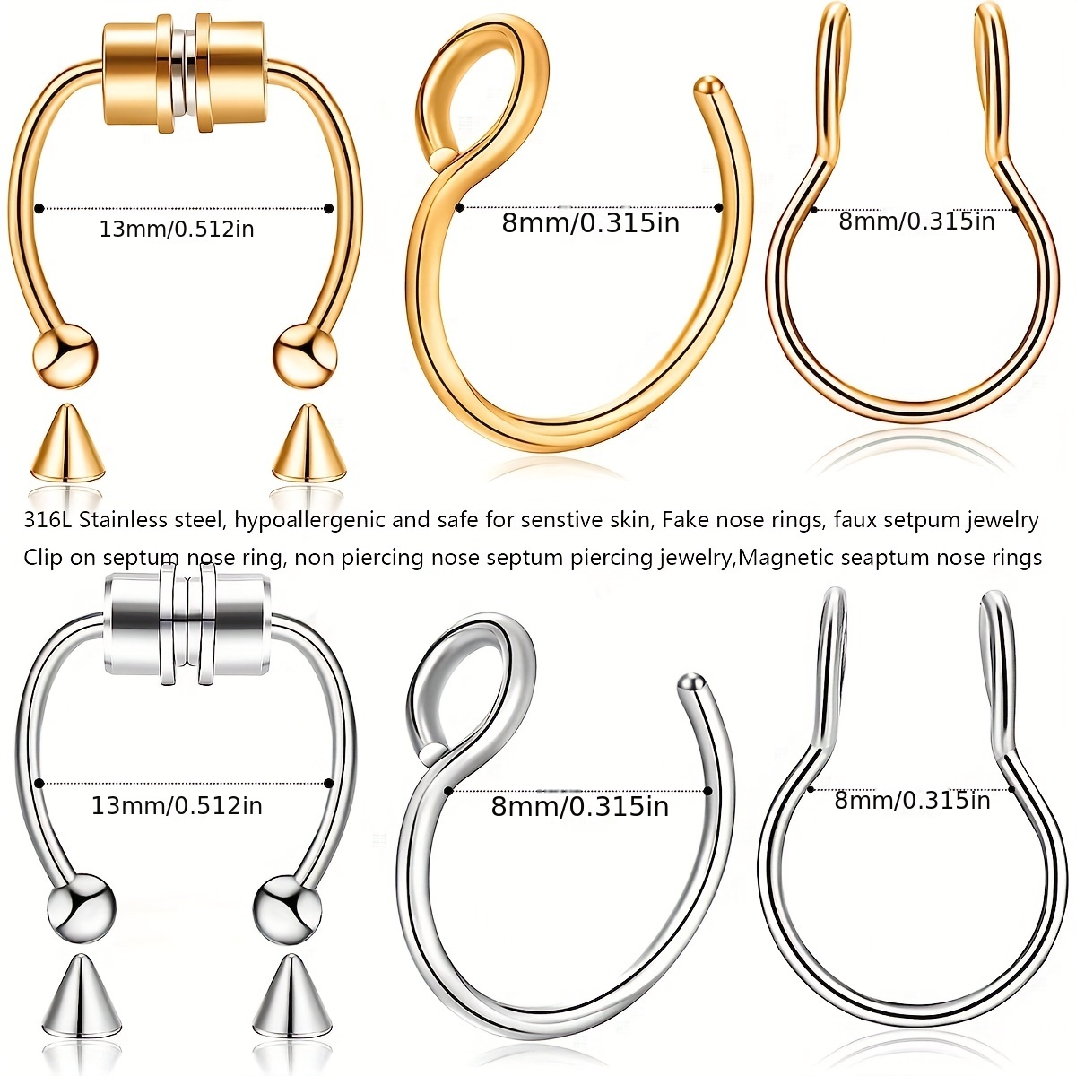 1 pz/3 pz uomini in acciaio in - Body Jewelry Changing Kit recensione e prezzo