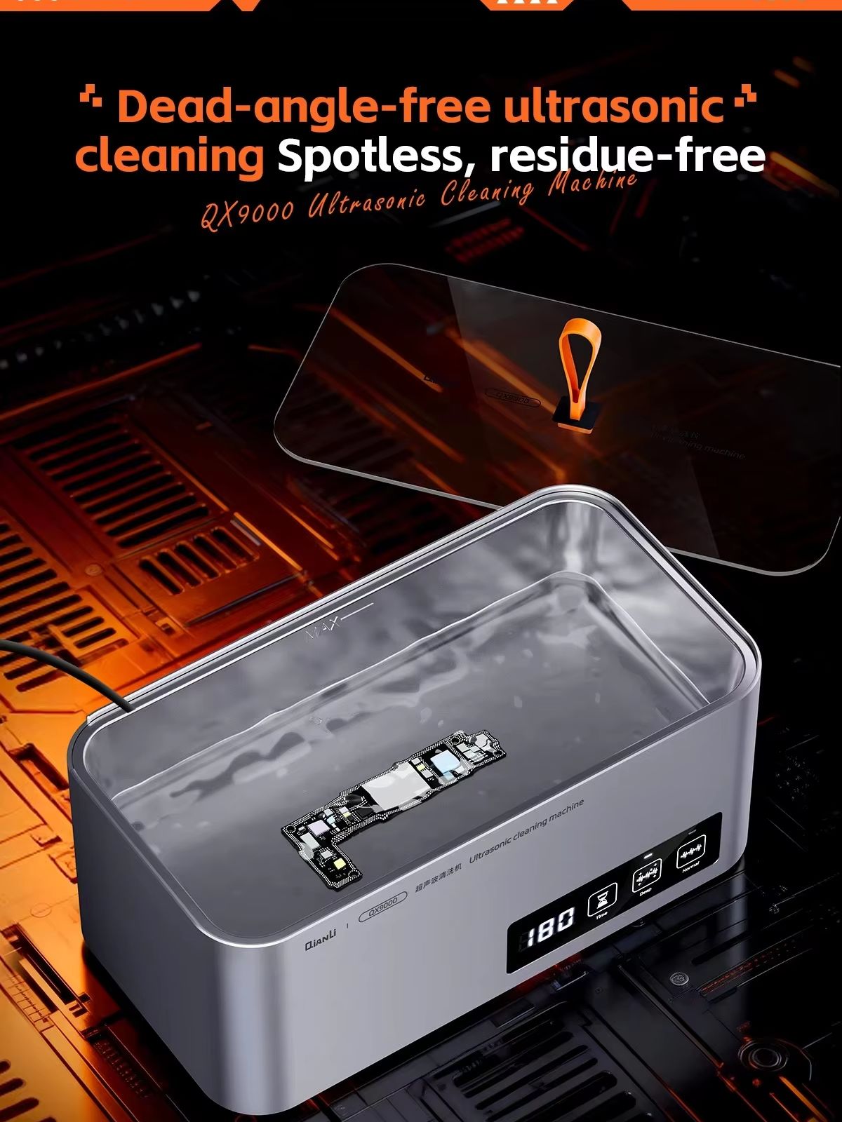 QIANLI QX9000 Pulitore a Ultra - Body Jewelry Cleaner recensione e prezzo