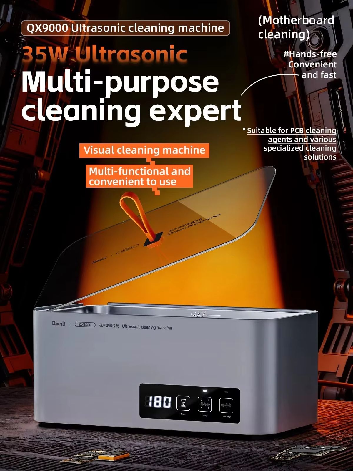 QIANLI QX9000 Pulitore a Ultra - Body Jewelry Cleaner recensione e prezzo