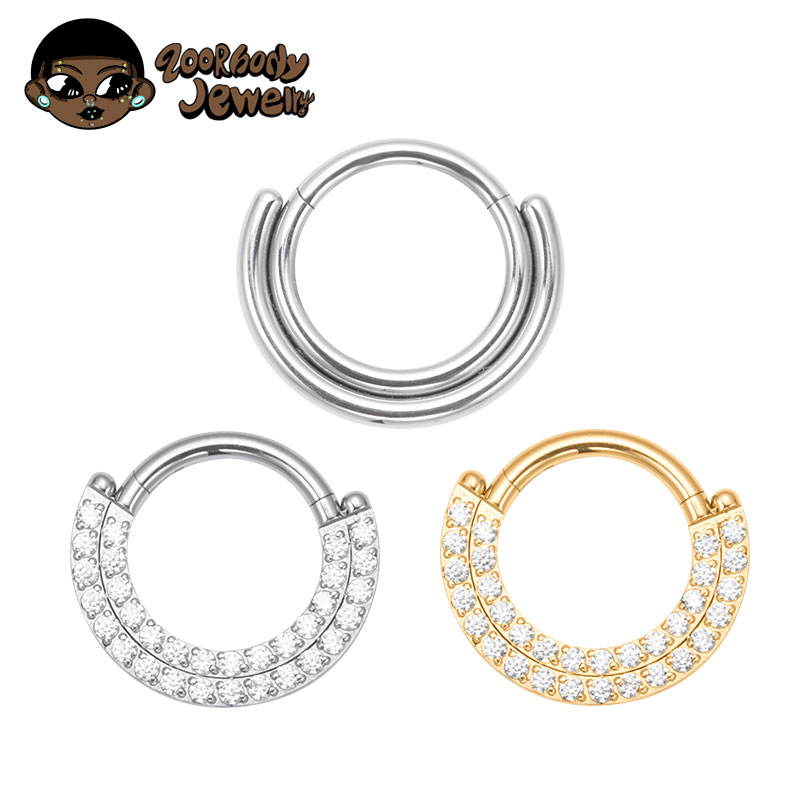 ASTM F136 Titanio Clicker Sett - Zoor Body Jewelry recensione e prezzo