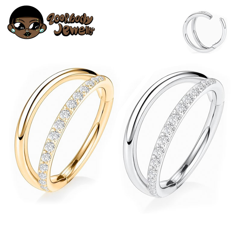 ASTM F136 Titanio 16G Luna Ane - Zoor Body Jewelry recensione e prezzo