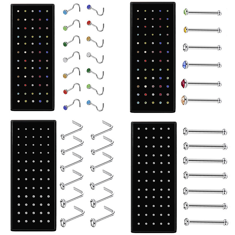 Set di Piercing per Naso a L i - Body Jewelry Changing Kit recensione e prezzo
