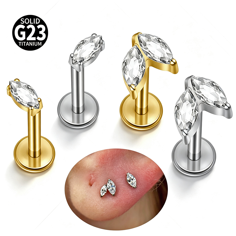 Piercing Labret in Titanio G23 - Zoor Body Jewelry recensione e prezzo