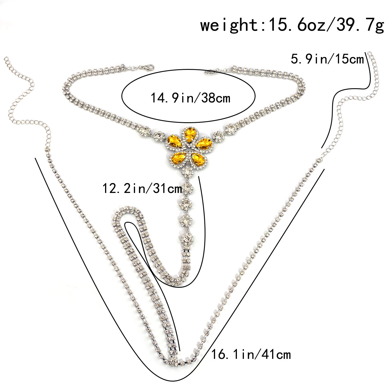 Set perizoma sexy con strass a - Body Chain Jewelry recensione e prezzo