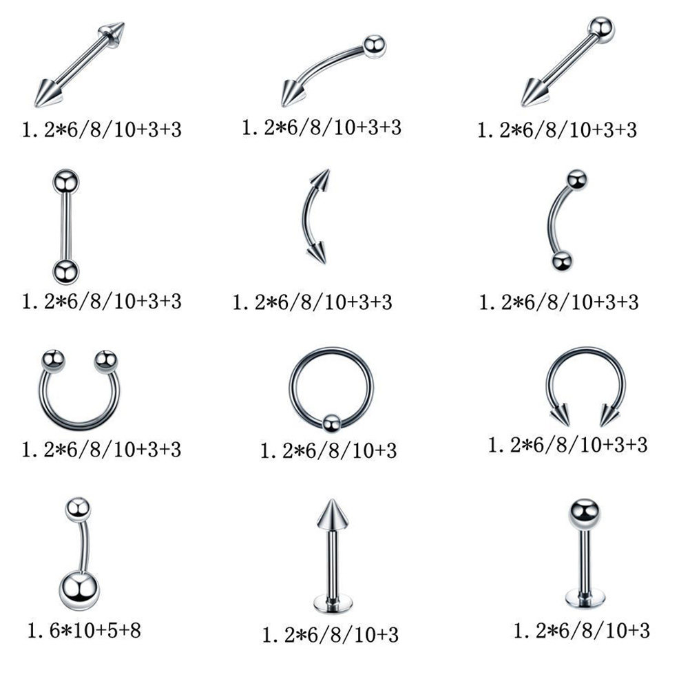 Set di 60 Gioielli per Piercin - Body Jewelry Ideas recensione e prezzo