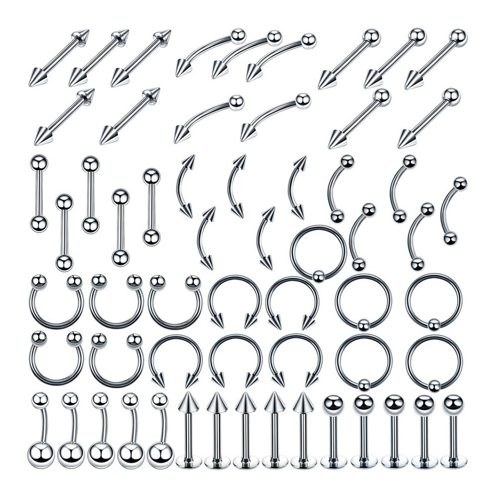 Set di 60 Gioielli per Piercin - Body Jewelry Ideas recensione e prezzo