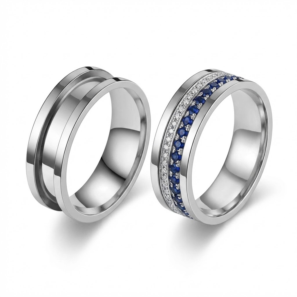 Set di 5 Anelli Grezzi Scanala - Daith Heart Ring recensione e prezzo