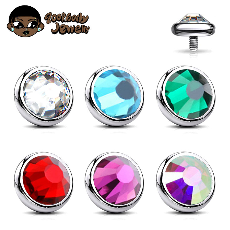 1 PZ ASTM F136 Titanio Lunetta - Zoor Body Jewelry recensione e prezzo